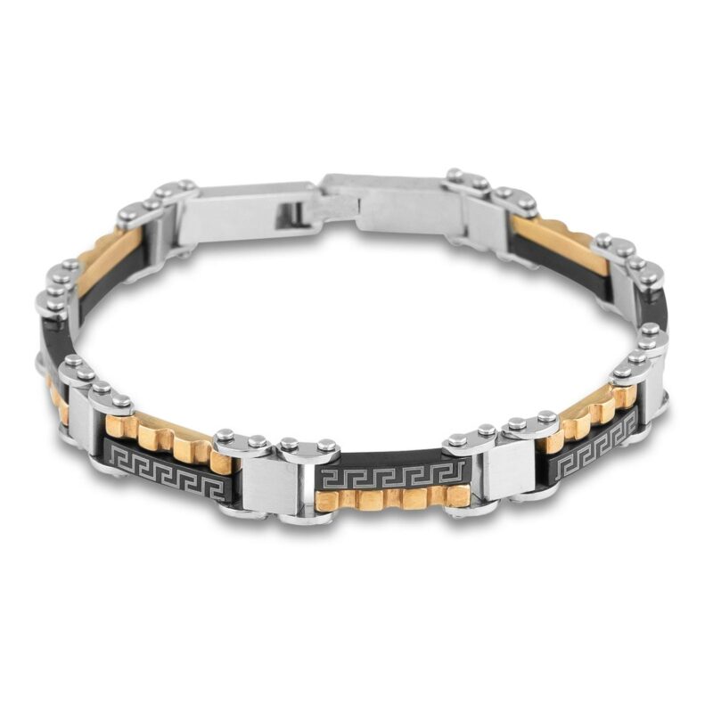 (MBR019) Silver Stainless Steel Bracelet