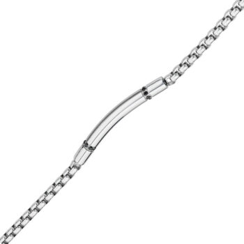 (MBR061S) Stainless Steel Popcorn Tube Bracelet