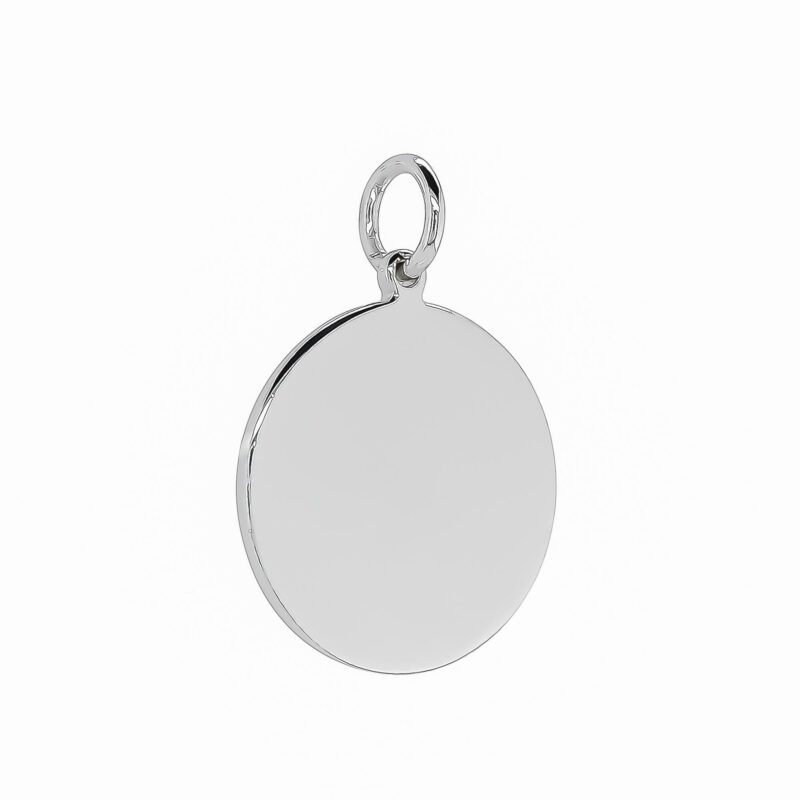 (P363) Rhodium Plated Sterling Silver Pendant