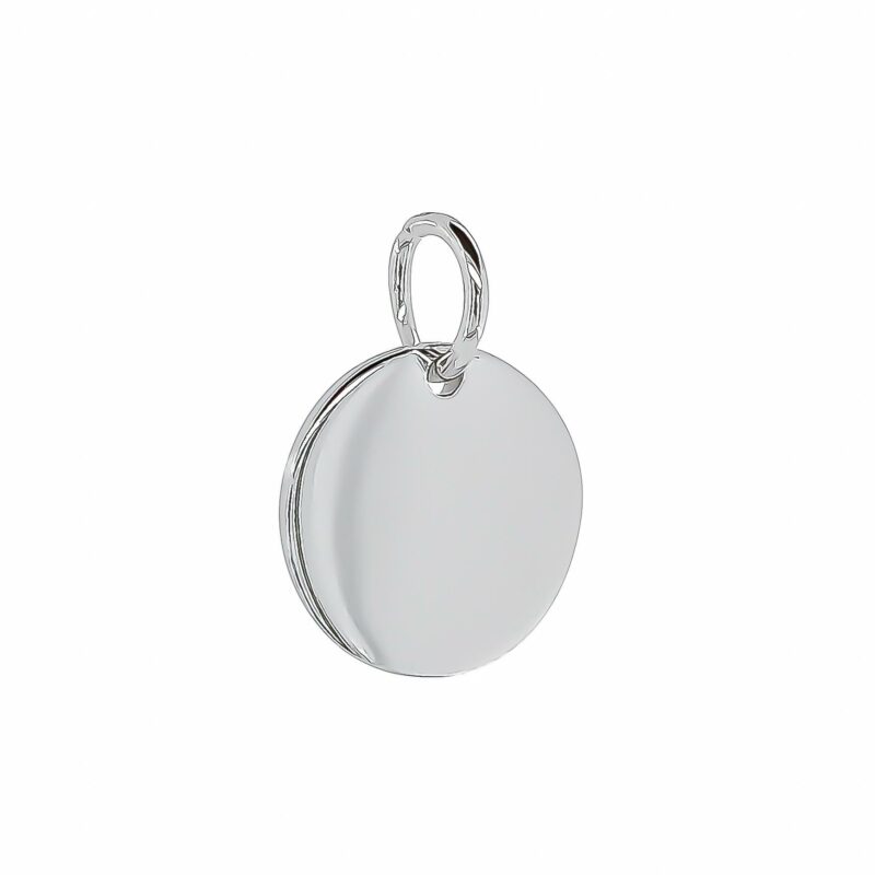 (P364) Rhodium Plated Sterling Silver Pendant