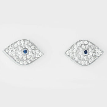 (ST121) Rhodium Plated Sterling Silver Studs