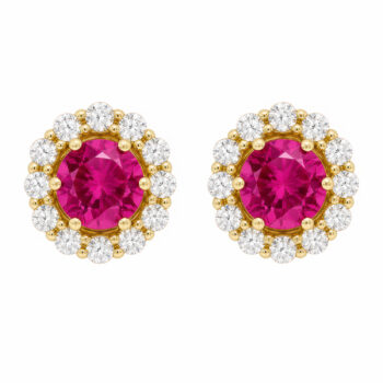 (ST273G) 14k Gold Plated Stud Earrings