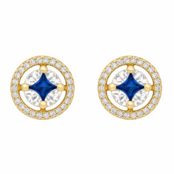 (ST274G) 14k Gold Plated Stud Earrings