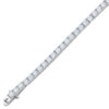 (TB053) 2mm Rhodium Plated Sterling Silver 4 Claw CZ Tennis Bracelet/Necklace