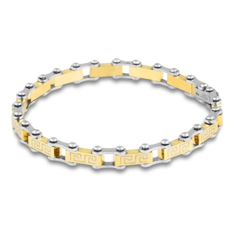 (MBR005) Silver Stainless Steel Bracelet